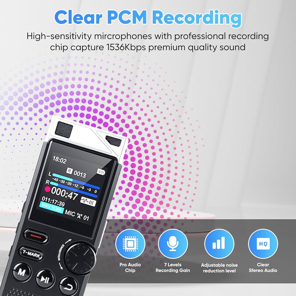 Amazon.com: 264GB Digital Voice Recorder,Professional Voice